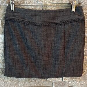 🖤Vintage Dark Gray Mini Skirt
